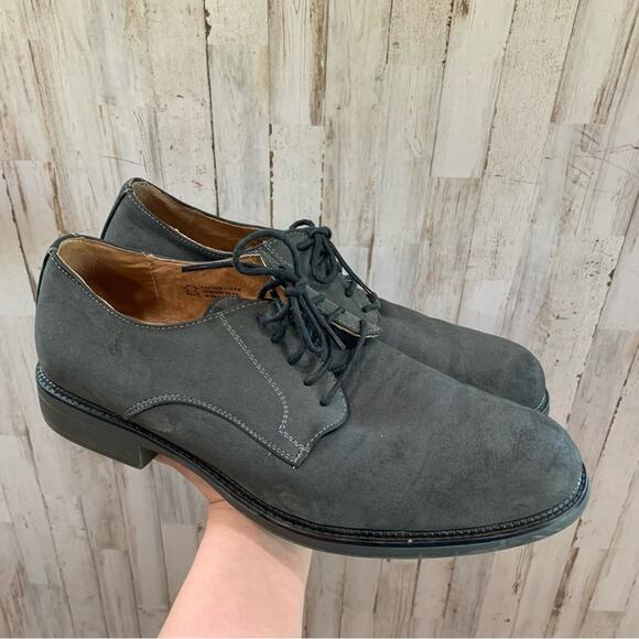 Dexter Comfort Gray Suede Lace Up Derby Shoes main image 4